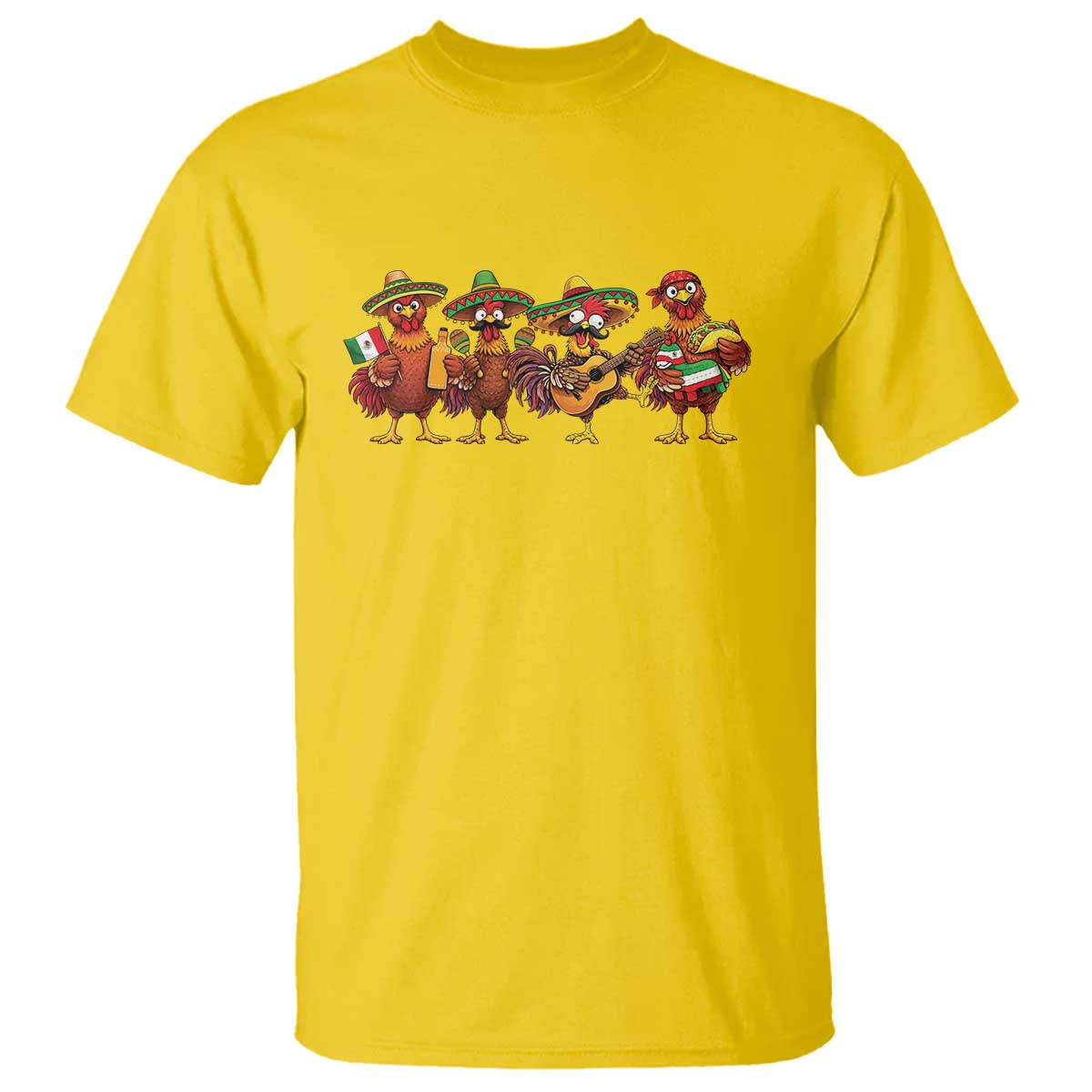 Funny Cinco De Mayo Chicken Squad T Shirt Mexican Party Celebration Gift