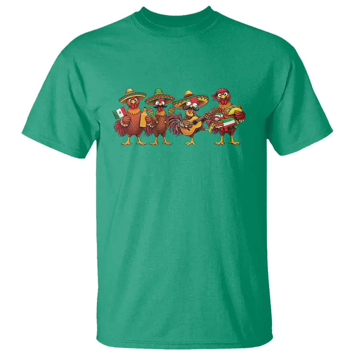 Funny Cinco De Mayo Chicken Squad T Shirt Mexican Party Celebration Gift