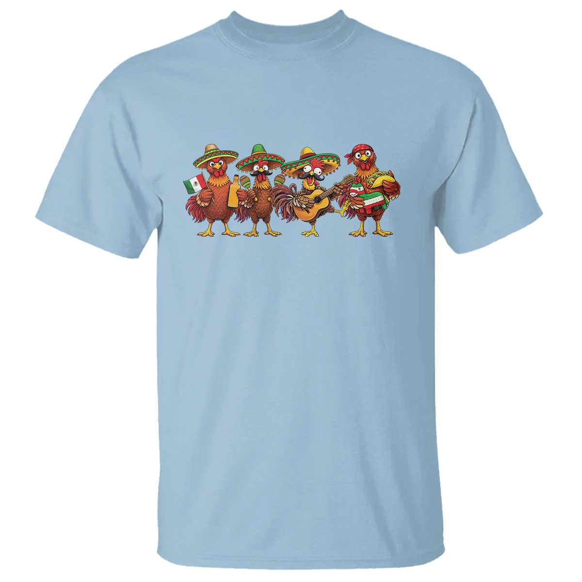 Funny Cinco De Mayo Chicken Squad T Shirt Mexican Party Celebration Gift