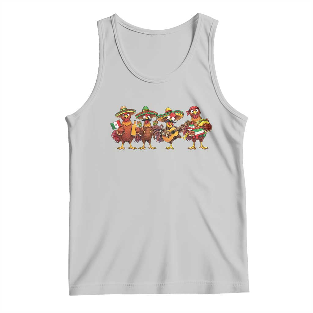Funny Cinco De Mayo Chicken Squad Tank Top Mexican Party Celebration Gift