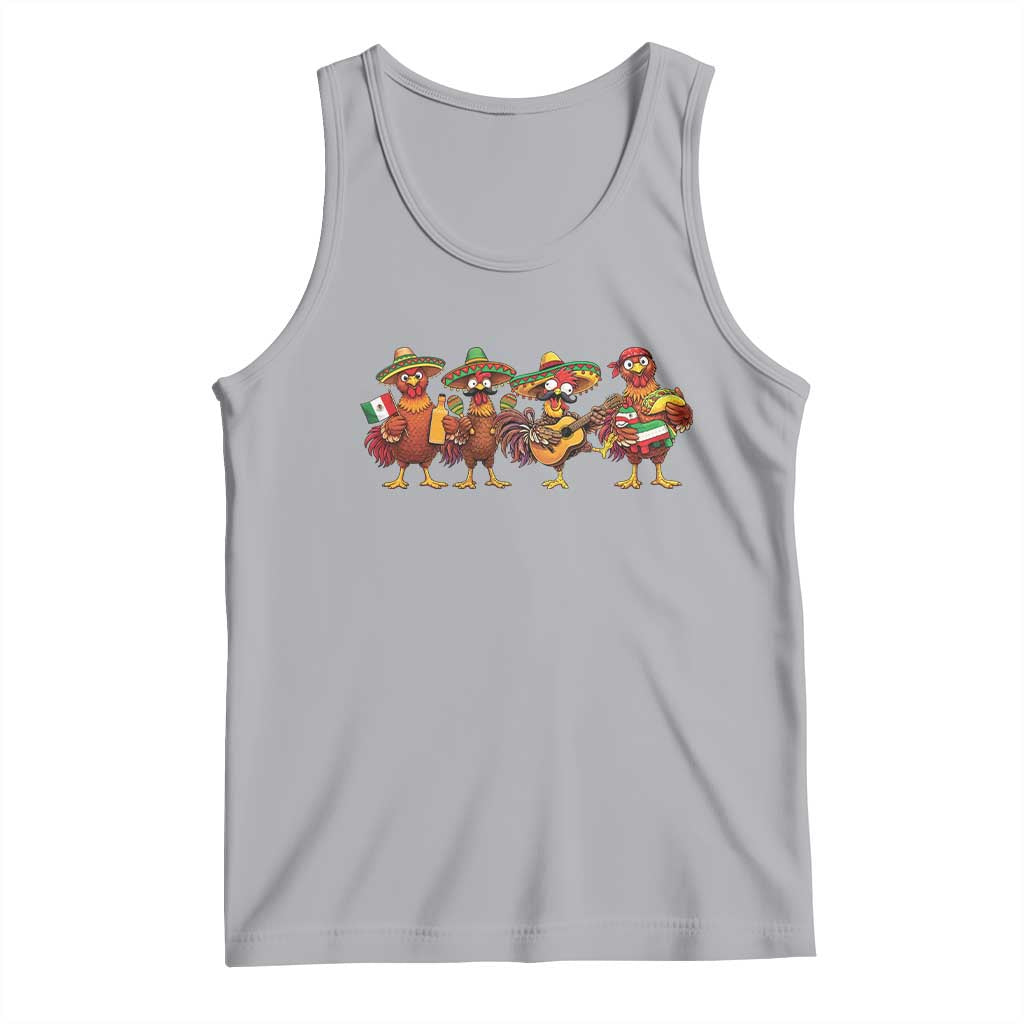 Funny Cinco De Mayo Chicken Squad Tank Top Mexican Party Celebration Gift