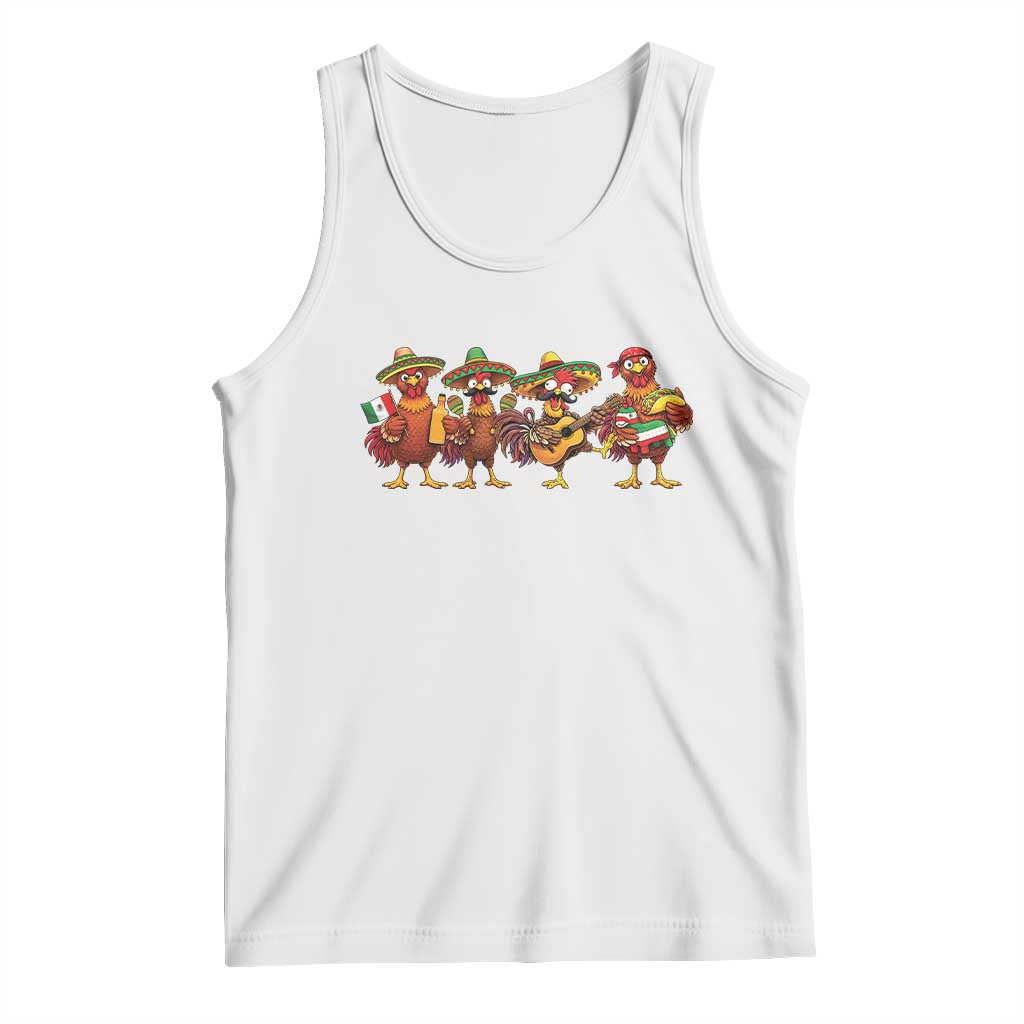 Funny Cinco De Mayo Chicken Squad Tank Top Mexican Party Celebration Gift