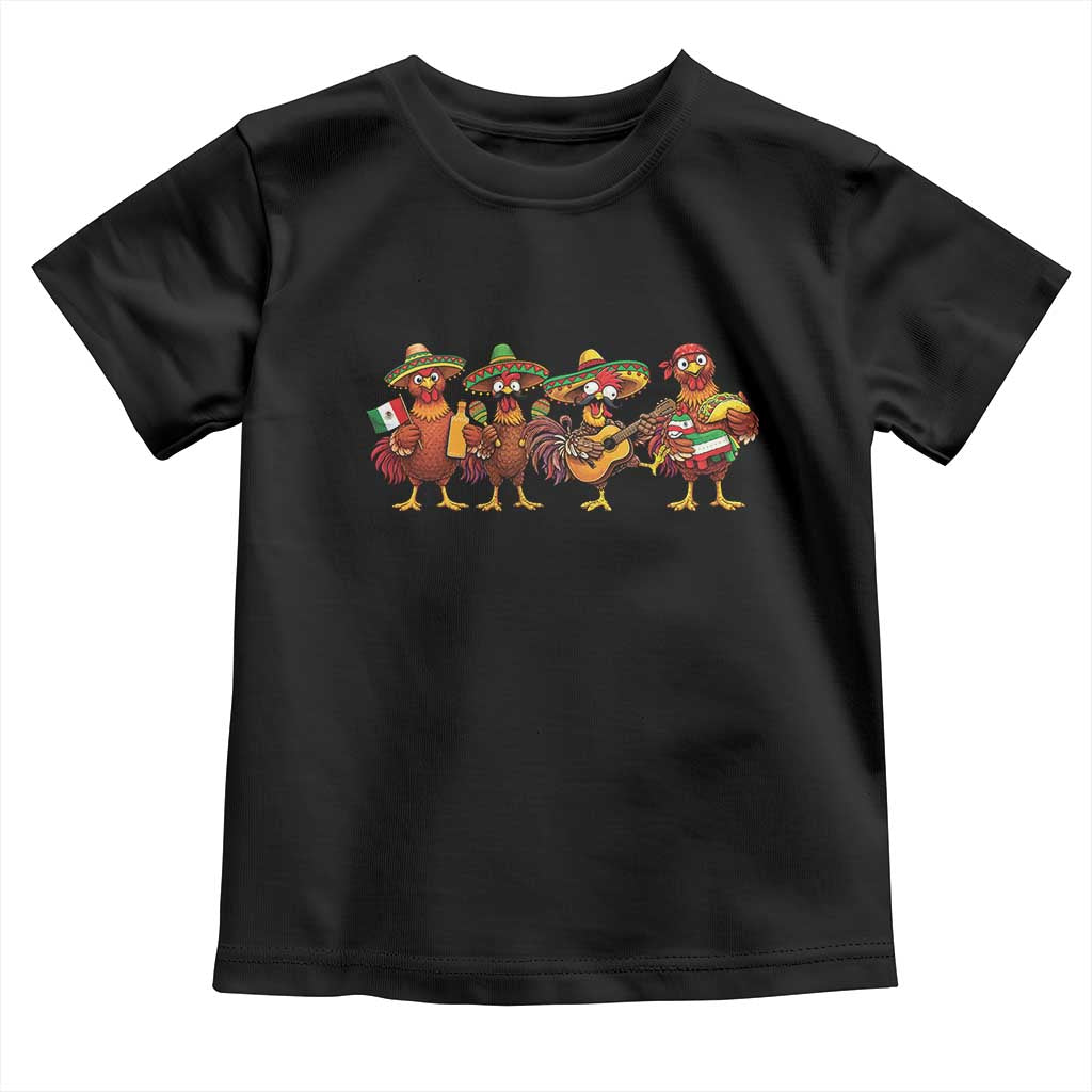 Funny Cinco De Mayo Chicken Squad Toddler T Shirt Mexican Party Celebration Gift
