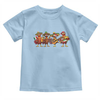 Funny Cinco De Mayo Chicken Squad Toddler T Shirt Mexican Party Celebration Gift
