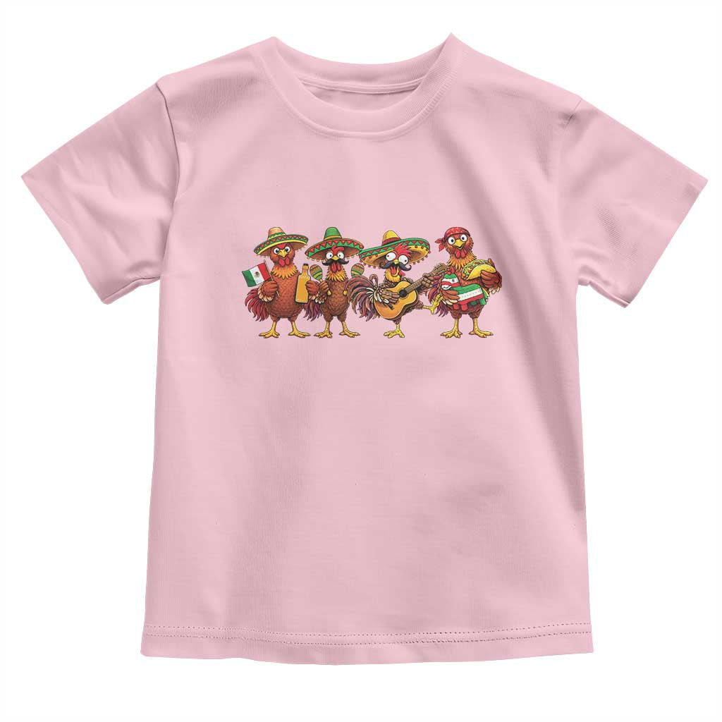 Funny Cinco De Mayo Chicken Squad Toddler T Shirt Mexican Party Celebration Gift