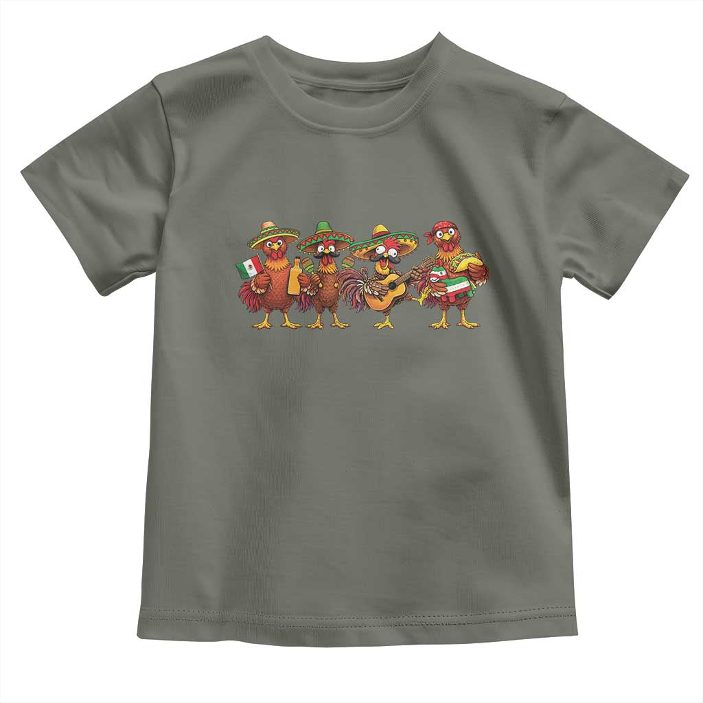 Funny Cinco De Mayo Chicken Squad Toddler T Shirt Mexican Party Celebration Gift