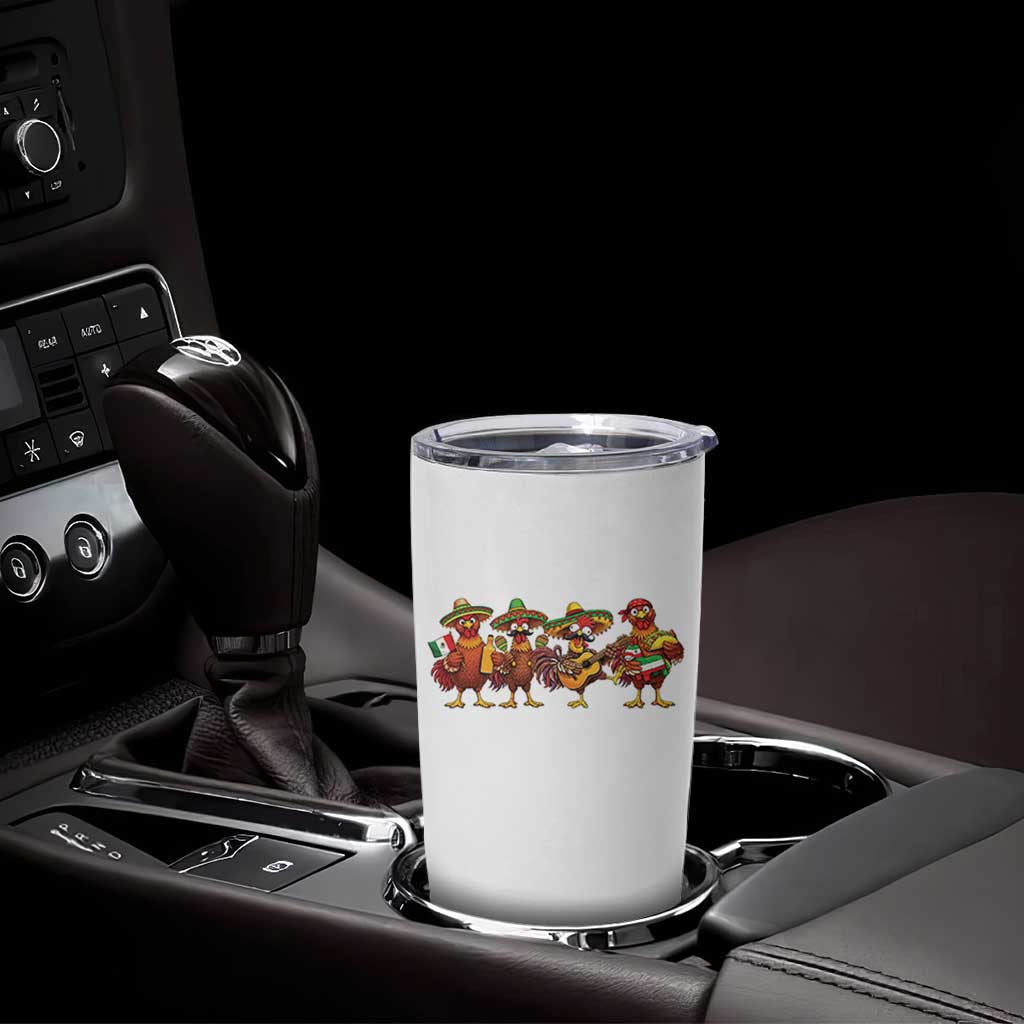 Funny Cinco De Mayo Chicken Squad Tumbler Cup Mexican Party Celebration Gift