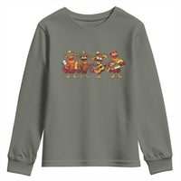 Funny Cinco De Mayo Chicken Squad Youth Sweatshirt Mexican Party Celebration Gift