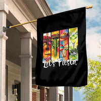 Lets Fiesta Garden Flag Funny Cinco De Mayo Party Celebration