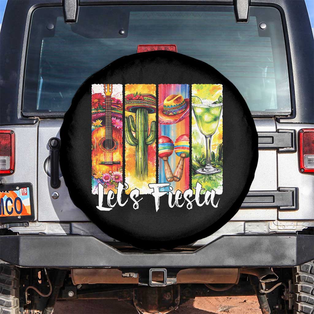 Lets Fiesta Spare Tire Cover Funny Cinco De Mayo Party Celebration