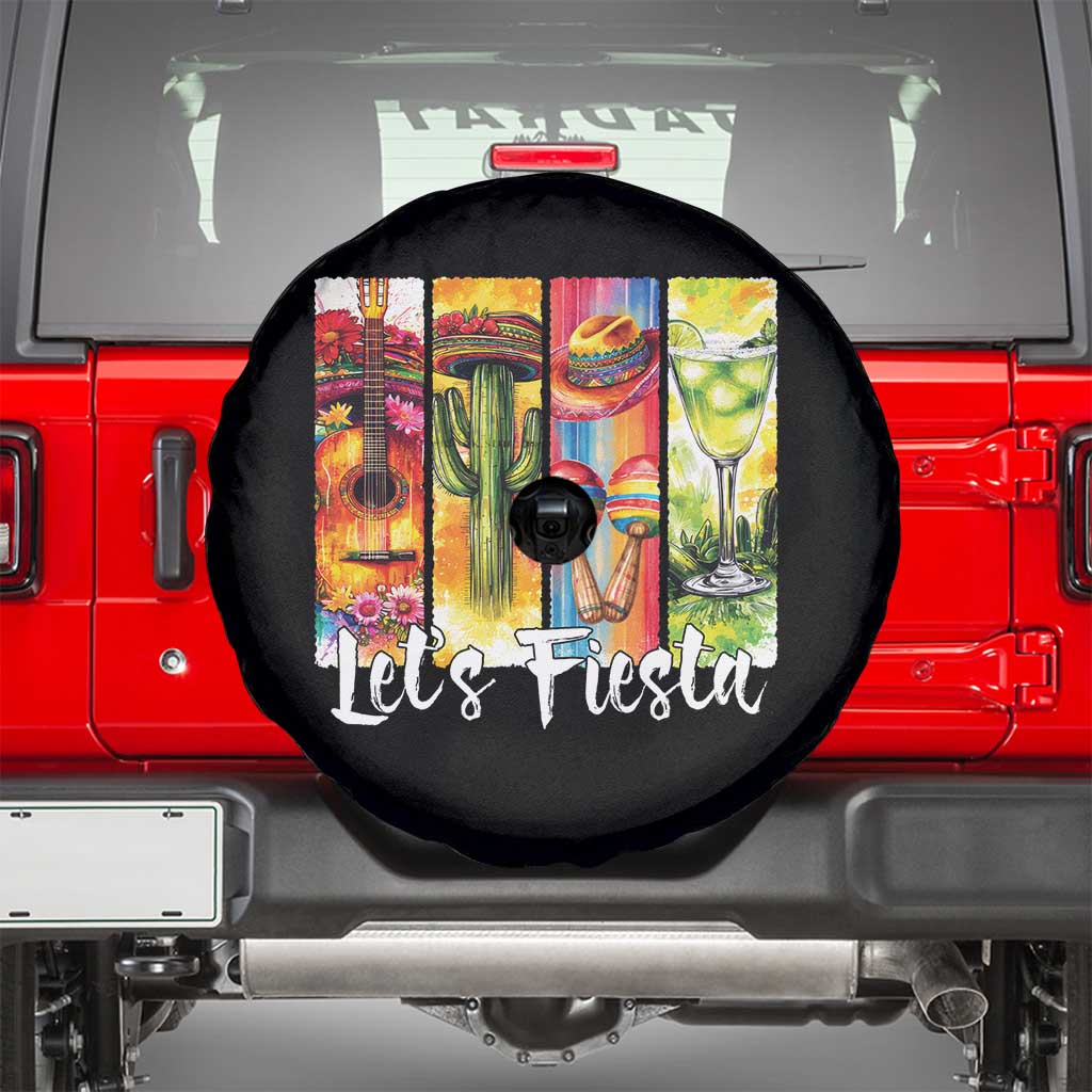 Lets Fiesta Spare Tire Cover Funny Cinco De Mayo Party Celebration
