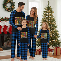 Lets Fiesta Plaid Pajama Set Funny Cinco De Mayo Party Celebration