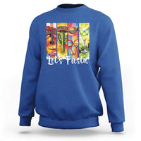 Lets Fiesta Sweatshirt Funny Cinco De Mayo Party Celebration