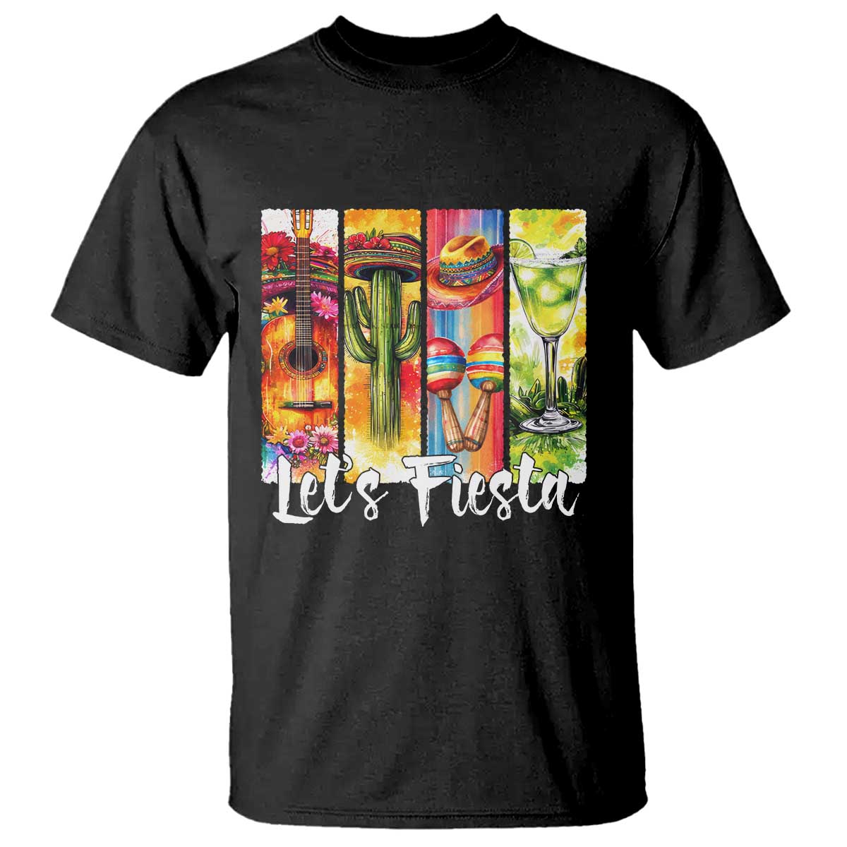 Lets Fiesta T Shirt Funny Cinco De Mayo Party Celebration