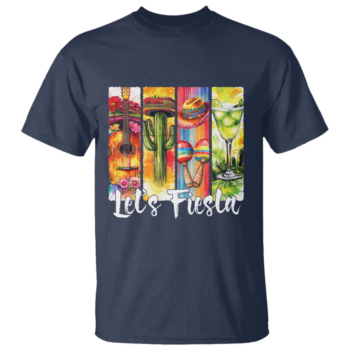 Lets Fiesta T Shirt Funny Cinco De Mayo Party Celebration