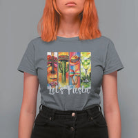 Lets Fiesta T Shirt For Women Funny Cinco De Mayo Party Celebration