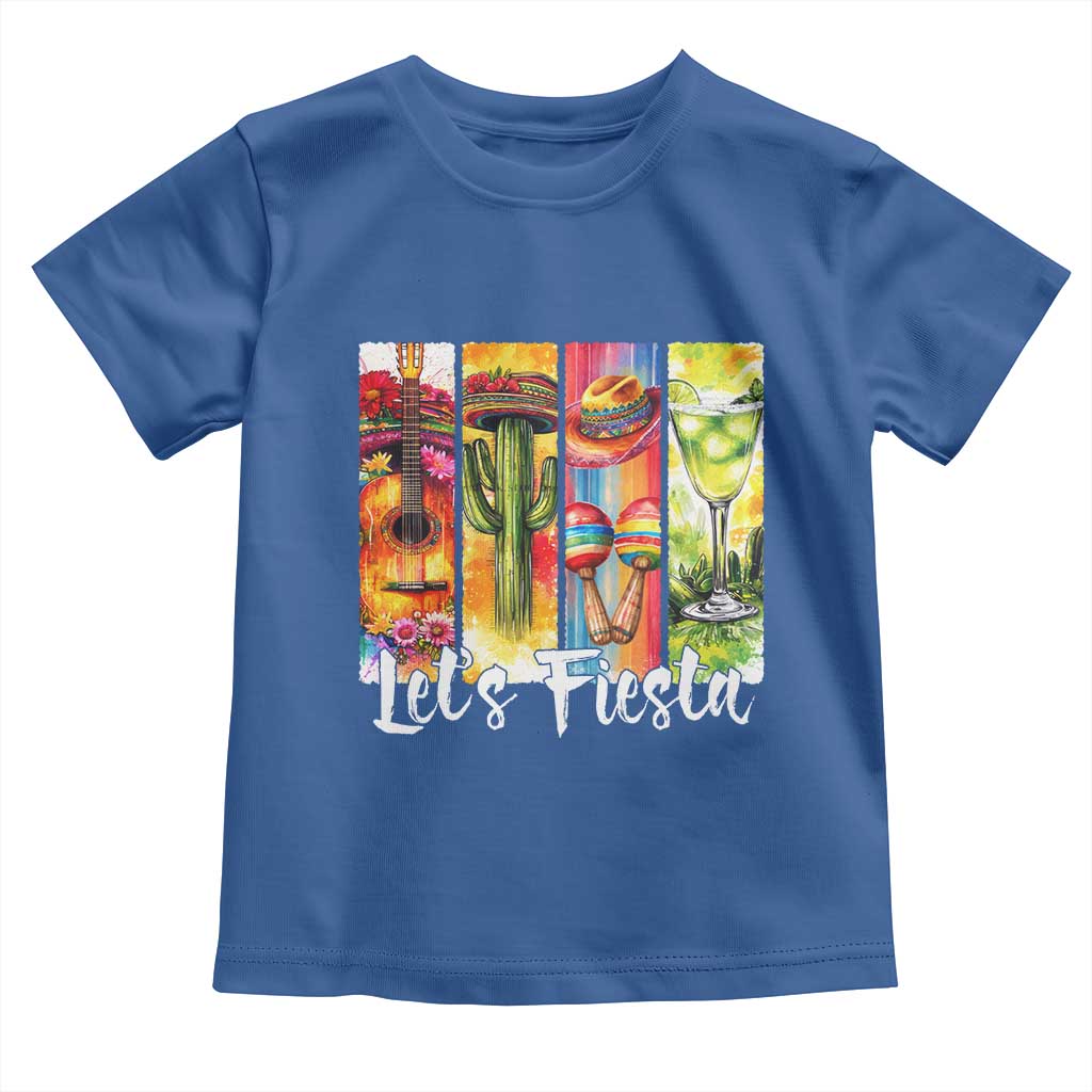 Lets Fiesta Toddler T Shirt Funny Cinco De Mayo Party Celebration