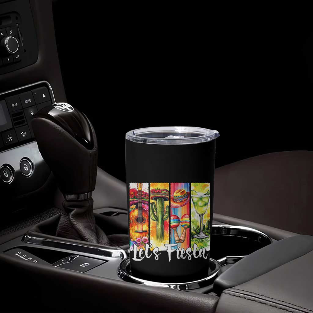 Lets Fiesta Tumbler Cup Funny Cinco De Mayo Party Celebration