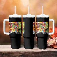 Lets Fiesta Tumbler With Handle Funny Cinco De Mayo Party Celebration