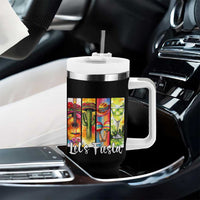 Lets Fiesta Tumbler With Handle Funny Cinco De Mayo Party Celebration
