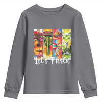 Lets Fiesta Youth Sweatshirt Funny Cinco De Mayo Party Celebration