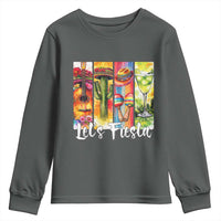 Lets Fiesta Youth Sweatshirt Funny Cinco De Mayo Party Celebration