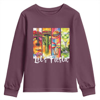 Lets Fiesta Youth Sweatshirt Funny Cinco De Mayo Party Celebration