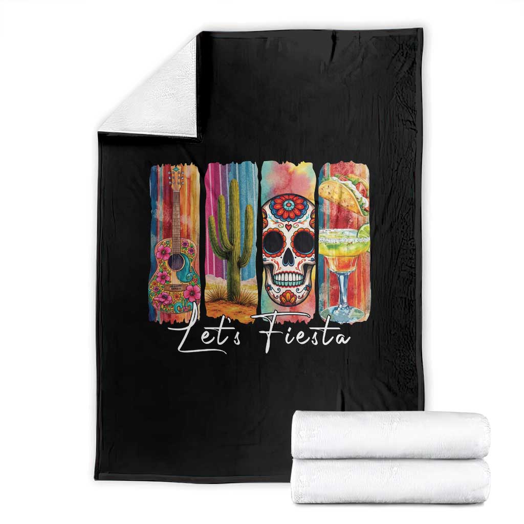 Cinco De Mayo Lets Fiest Throw Blanket Funny Mexican Party Gift