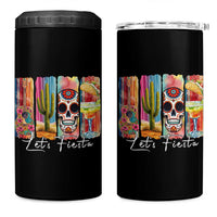 Cinco De Mayo Lets Fiest 4 in 1 Can Cooler Tumbler Funny Mexican Party Gift