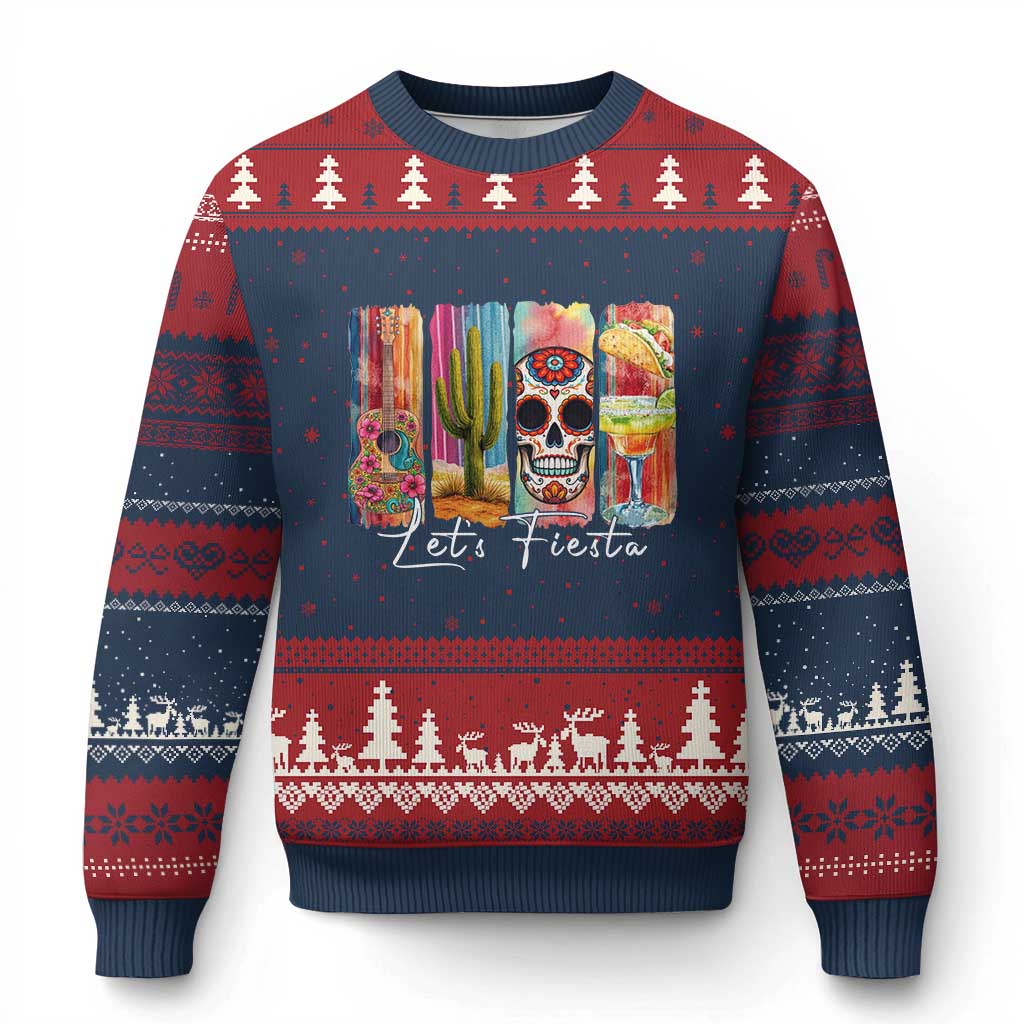 Cinco De Mayo Lets Fiest Ugly Christmas Sweater Funny Mexican Party Gift
