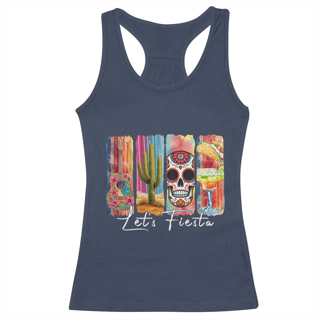 Cinco De Mayo Lets Fiest Racerback Tank Top Funny Mexican Party Gift