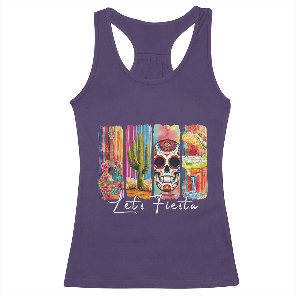 Cinco De Mayo Lets Fiest Racerback Tank Top Funny Mexican Party Gift