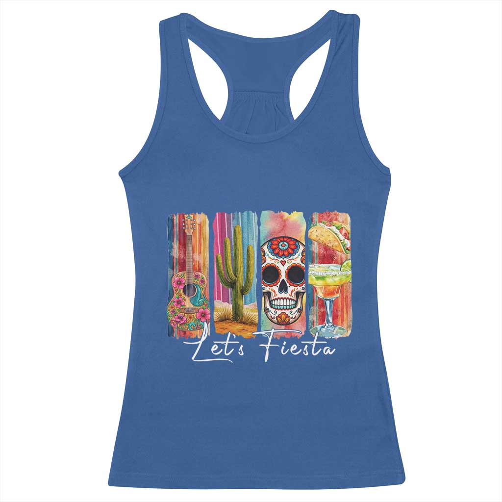 Cinco De Mayo Lets Fiest Racerback Tank Top Funny Mexican Party Gift