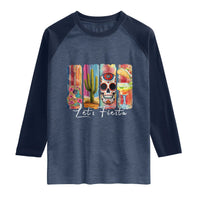 Cinco De Mayo Lets Fiest Raglan Shirt Funny Mexican Party Gift