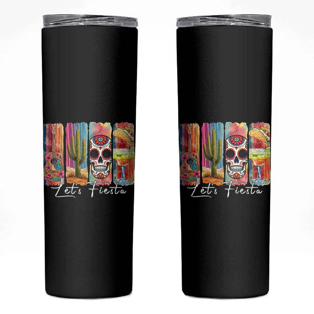 Cinco De Mayo Lets Fiest Skinny Tumbler Funny Mexican Party Gift