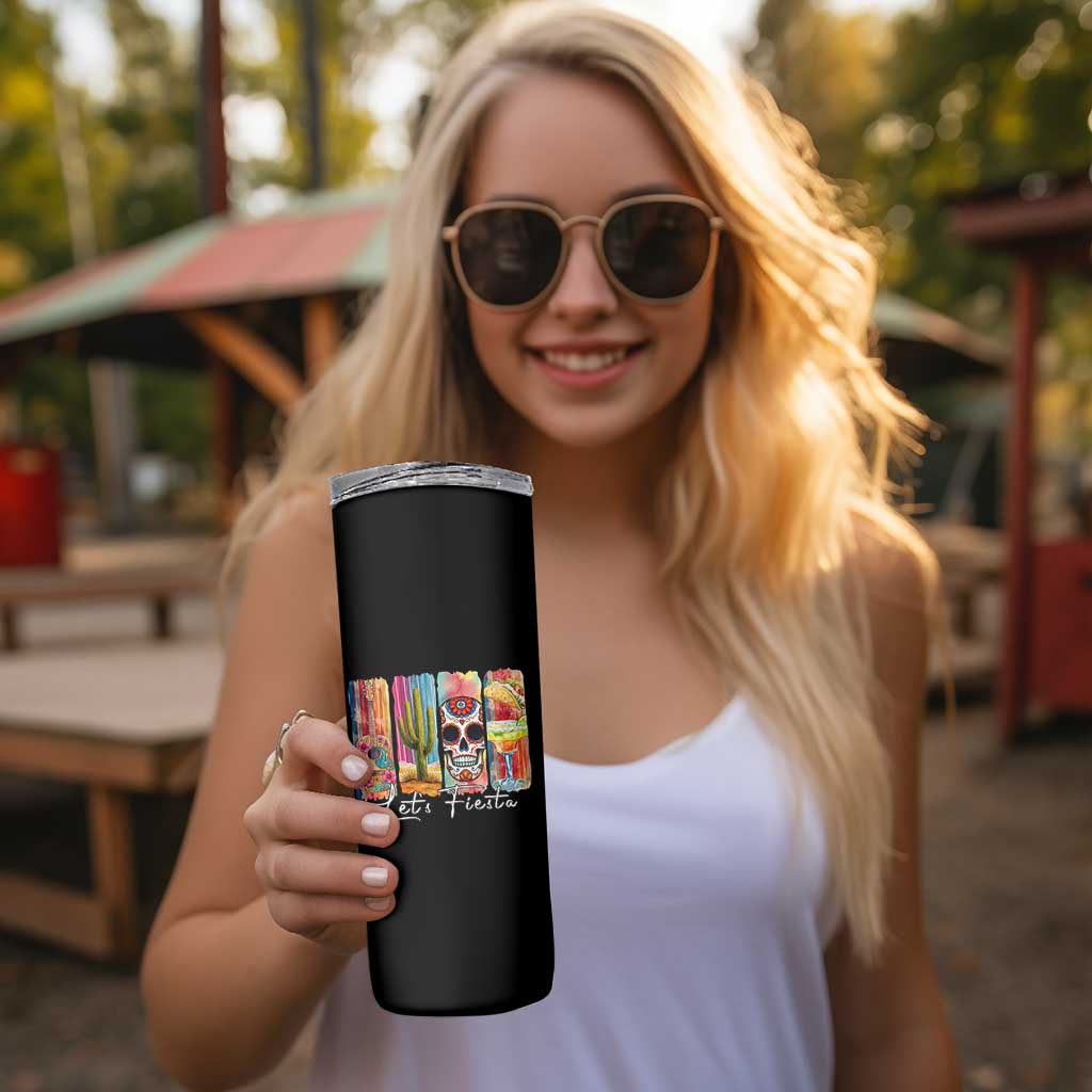 Cinco De Mayo Lets Fiest Skinny Tumbler Funny Mexican Party Gift