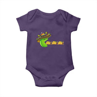 Cinco De Mayo Retro Game Baby Onesie Funny Sombrero Character Chasing Taco Cat