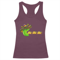 Cinco De Mayo Retro Game Racerback Tank Top Funny Sombrero Character Chasing Taco Cat