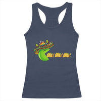 Cinco De Mayo Retro Game Racerback Tank Top Funny Sombrero Character Chasing Taco Cat