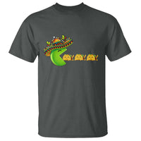 Cinco De Mayo Retro Game T Shirt Funny Sombrero Character Chasing Taco Cat