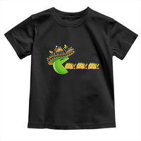 Cinco De Mayo Retro Game Toddler T Shirt Funny Sombrero Character Chasing Taco Cat