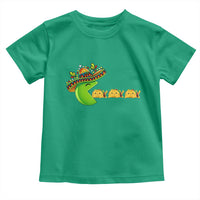 Cinco De Mayo Retro Game Toddler T Shirt Funny Sombrero Character Chasing Taco Cat