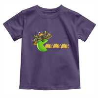 Cinco De Mayo Retro Game Toddler T Shirt Funny Sombrero Character Chasing Taco Cat
