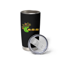 Cinco De Mayo Retro Game Tumbler Cup Funny Sombrero Character Chasing Taco Cat