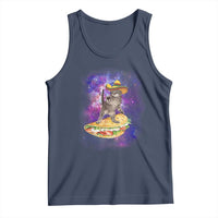 Funny Cinco De Mayo Cat Tank Top Astronaut Kitten Flying A Taco