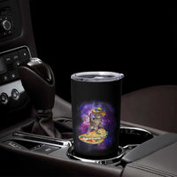 Funny Cinco De Mayo Cat Tumbler Cup Astronaut Kitten Flying A Taco