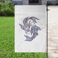 Transgender Ally Koi Fish Garden Flag Funny Japanese Art Graphic