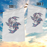 Transgender Ally Koi Fish Garden Flag Funny Japanese Art Graphic