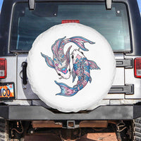 Transgender Ally Koi Fish Spare Tire Cover Funny Japanese Art Graphic
