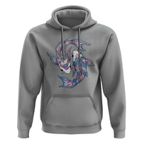 Transgender Ally Koi Fish Hoodie Funny Japanese Art Graphic